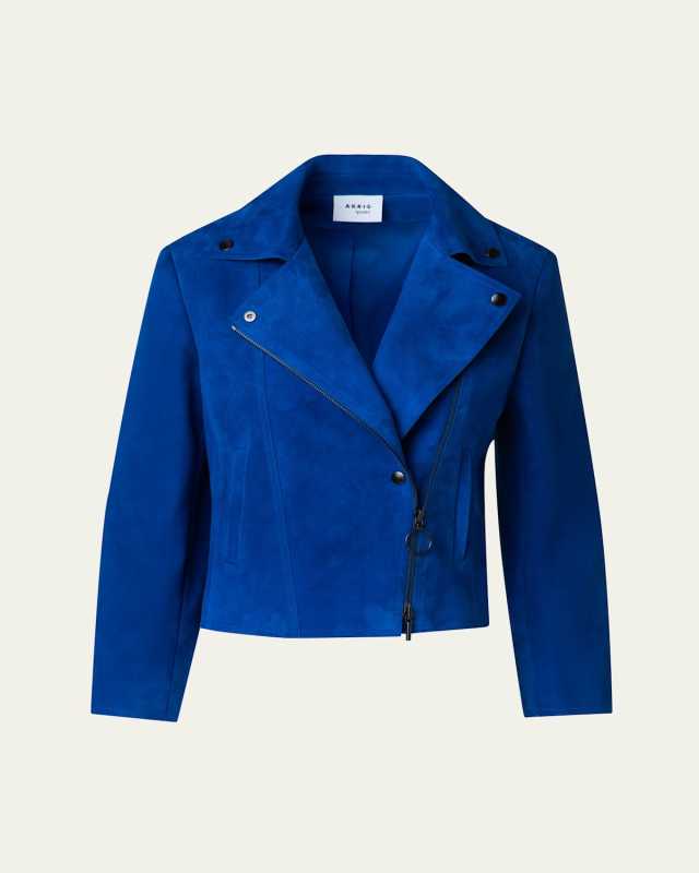 Suede Biker Jacket